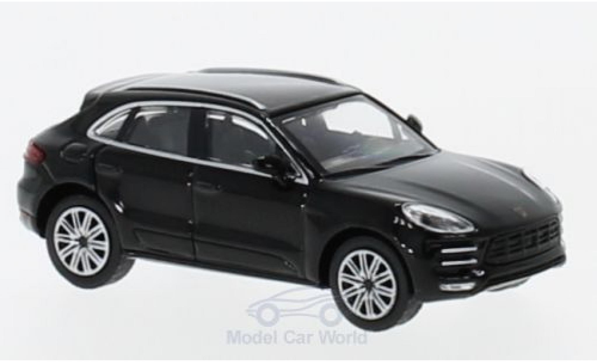 Porsche Macan Turbo 1/87 Minichamps Turbo black 2013 diecast model cars