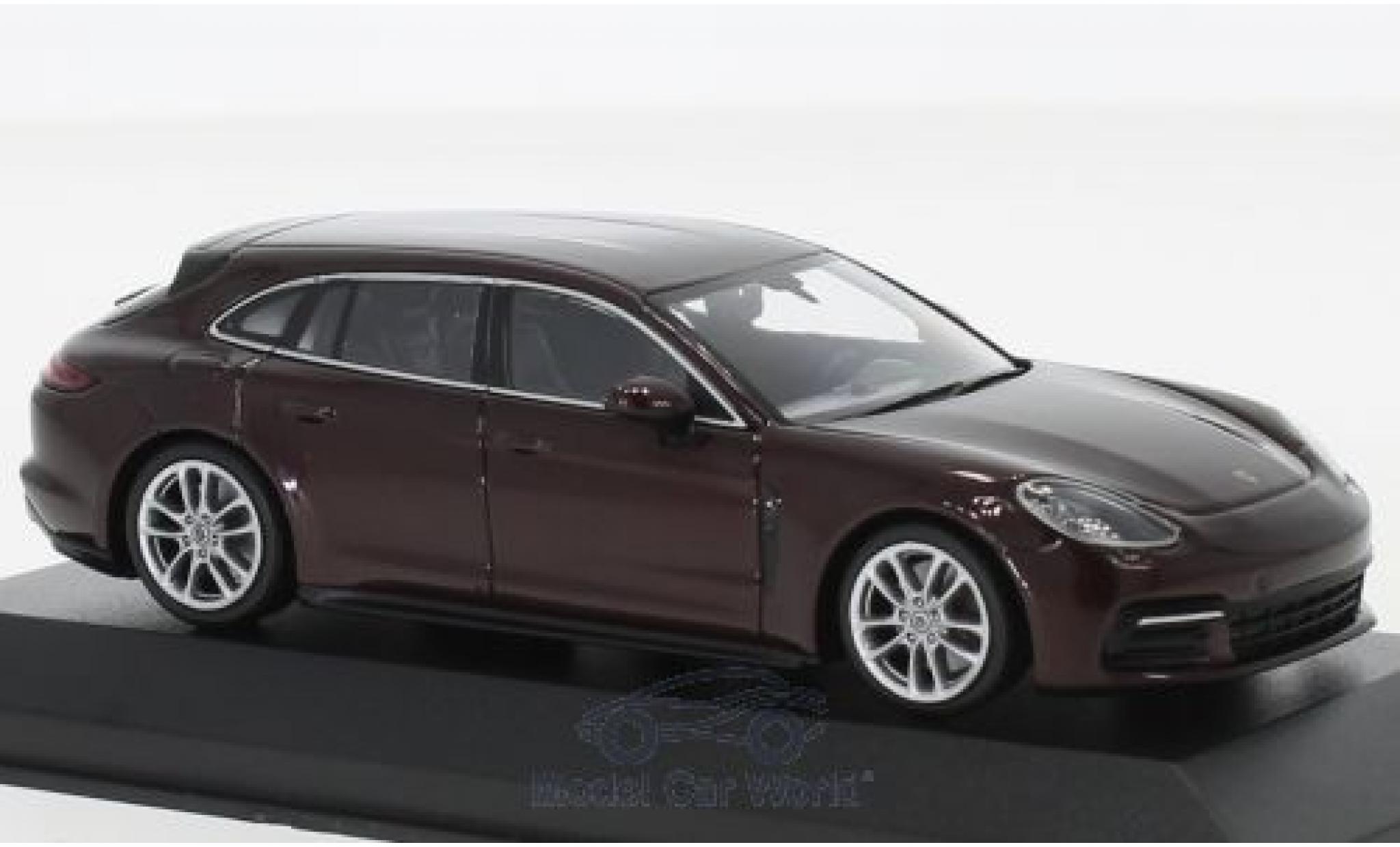 Porsche Panamera Sport Turismo 1/43 Minichamps Sport Turismo 4S metallic red 2017 diecast model cars