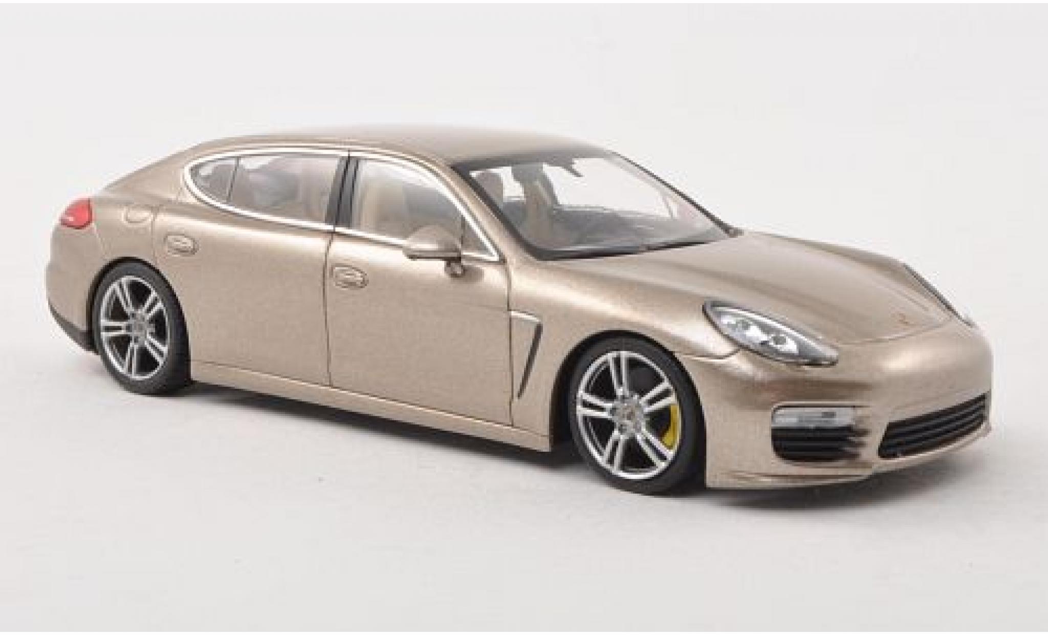 Porsche Panamera Turbo S 1/43 Minichamps Turbo S Executive metallic beige 2016 diecast model cars