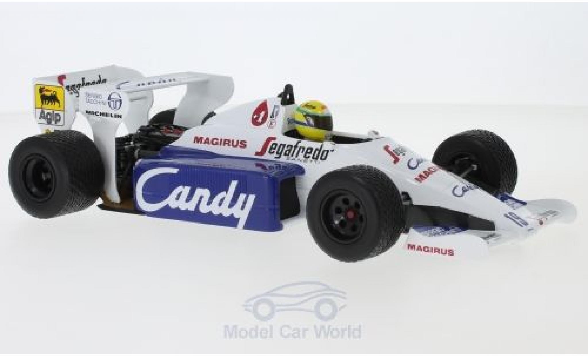 Toleman HART 1/18 Minichamps Hart TG184 No.19 Candy Formel 1 GP Monaco 1984 A.Senna diecast model cars