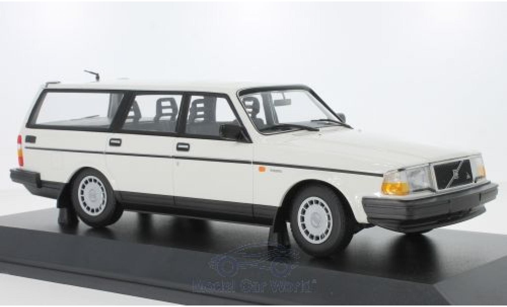 Volvo 240 1/18 Minichamps GL Estate white 1986 diecast model cars
