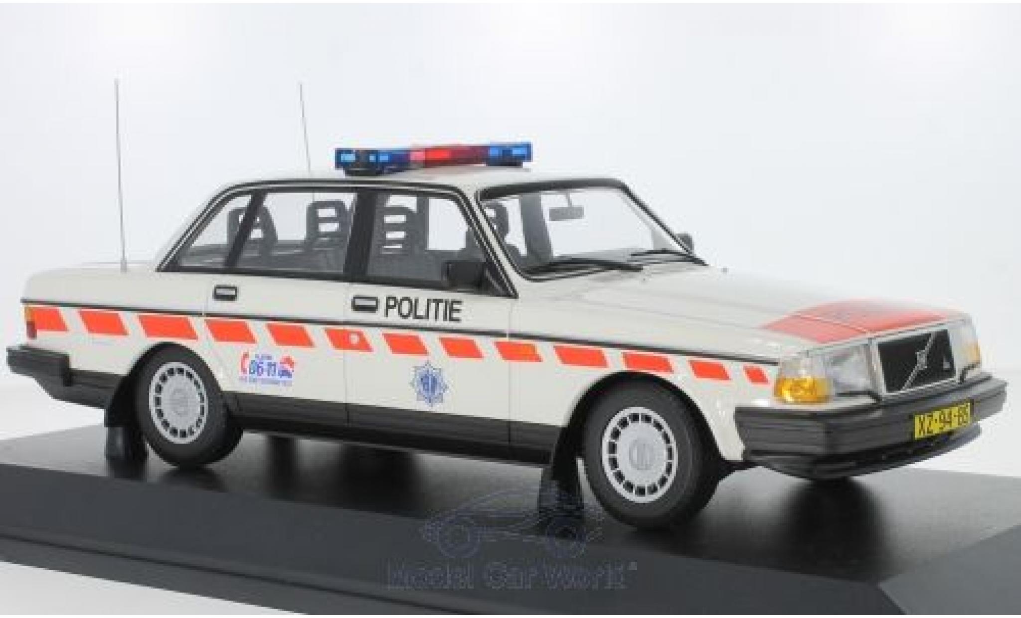 Volvo 240 1/18 Minichamps GL Politie (NL) 1986 diecast model cars