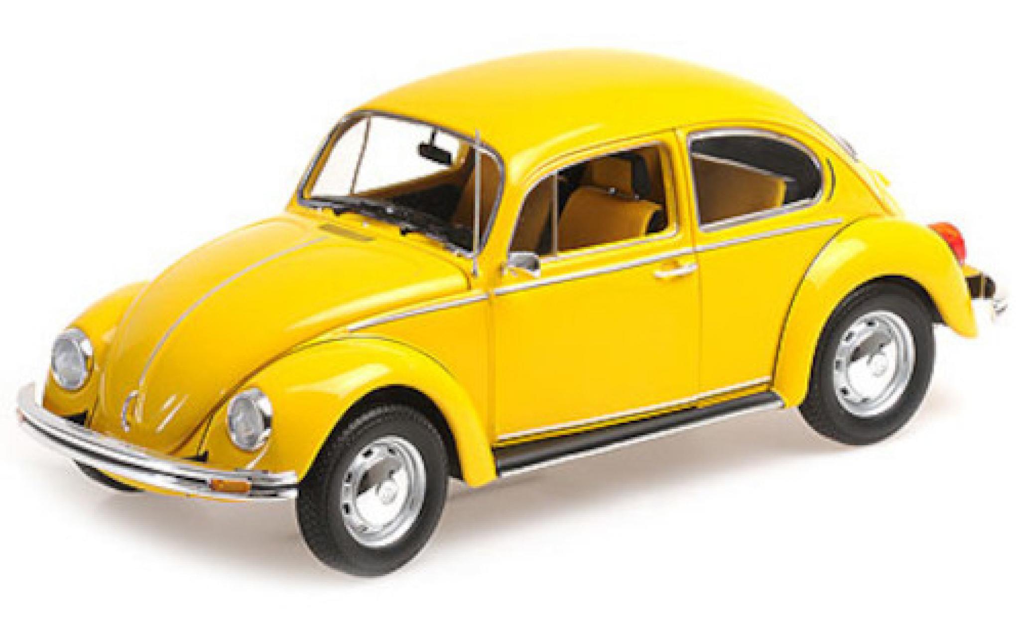 Volkswagen 1200 1/18 Minichamps yellow 1983 diecast model cars