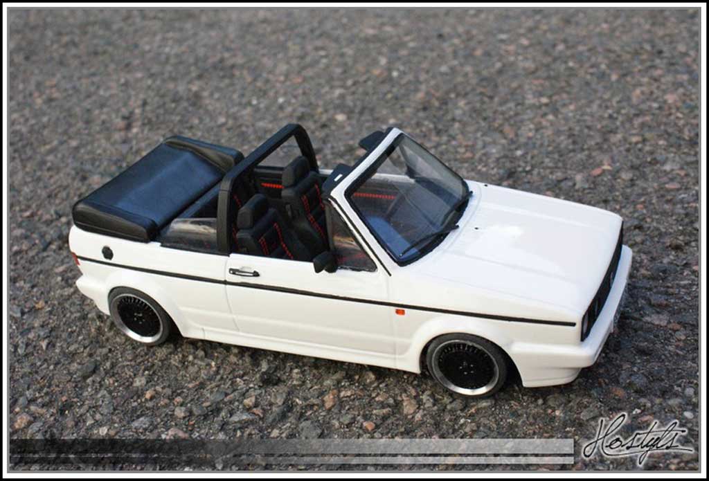 Volkswagen Golf Cabriolet white Schmidt Edition 1/18 Ottomobile