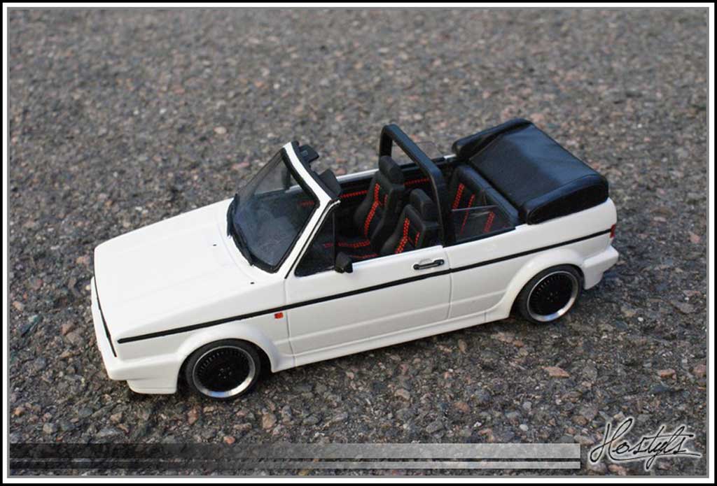 Volkswagen Golf Cabriolet white Schmidt Edition 1/18 Ottomobile