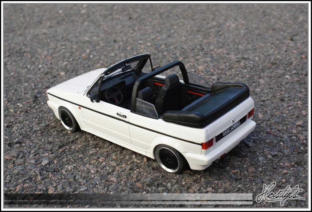 Volkswagen Golf Cabriolet white Schmidt Edition 1/18 Ottomobile