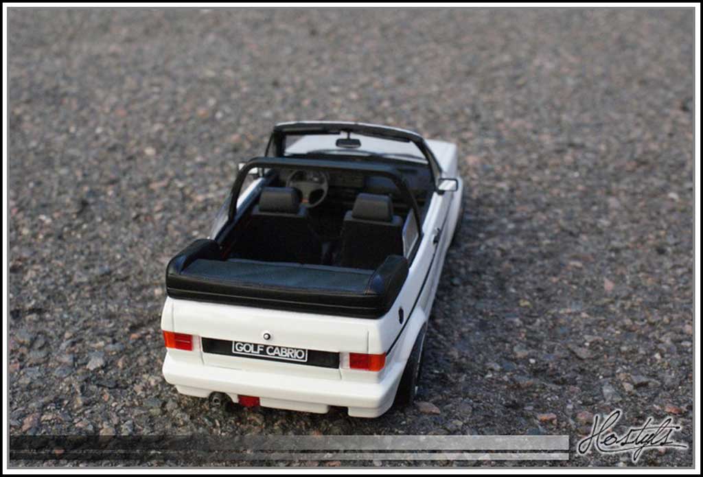 Volkswagen Golf Cabriolet white Schmidt Edition 1/18 Ottomobile