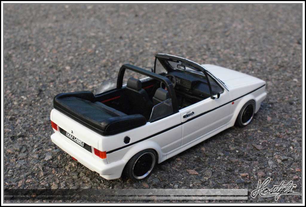 Volkswagen Golf Cabriolet white Schmidt Edition 1/18 Ottomobile