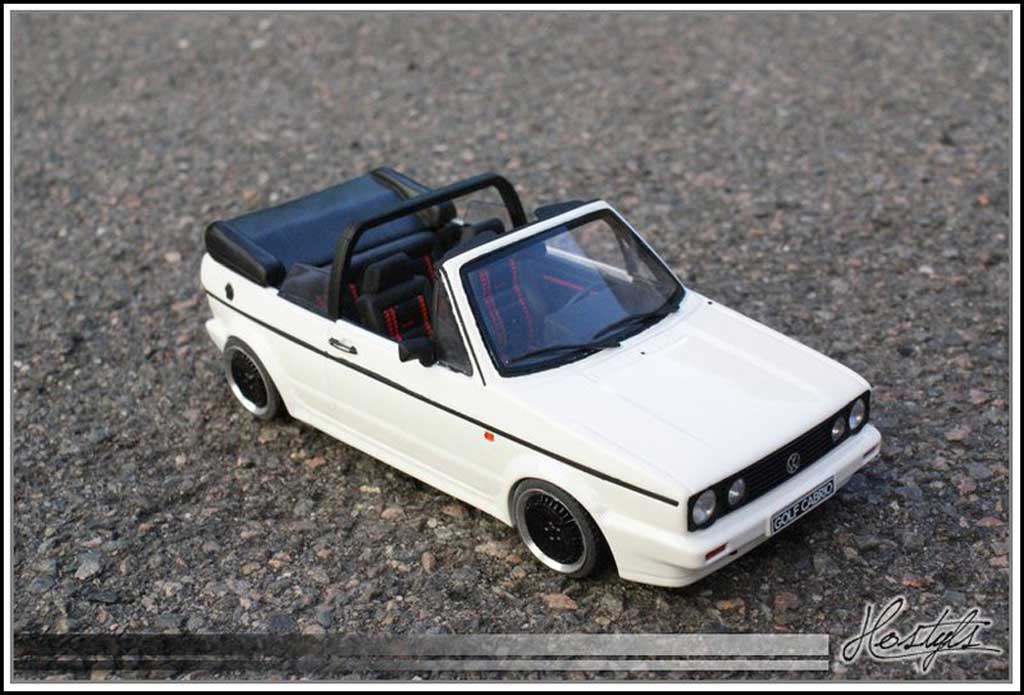 Volkswagen Golf Cabriolet white Schmidt Edition 1/18 Ottomobile
