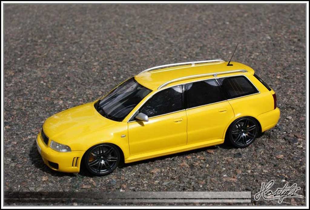 Audi RS4 avant B5 - Jantes 4 B7 anthracite 1/18 Ottomobile