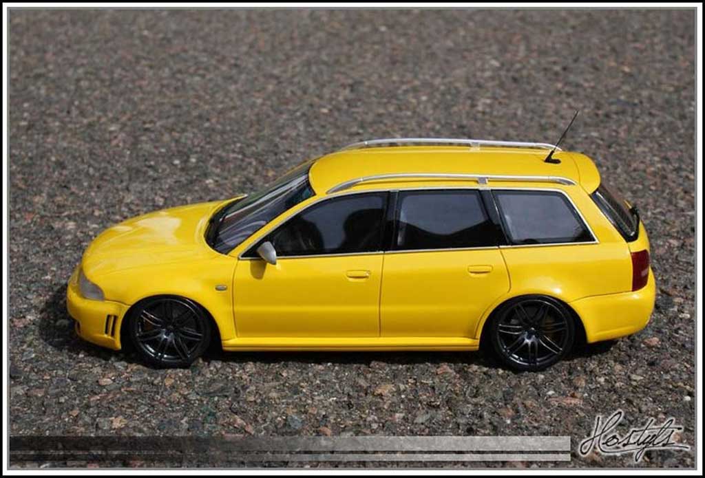Audi RS4 avant B5 - Jantes 4 B7 anthracite 1/18 Ottomobile