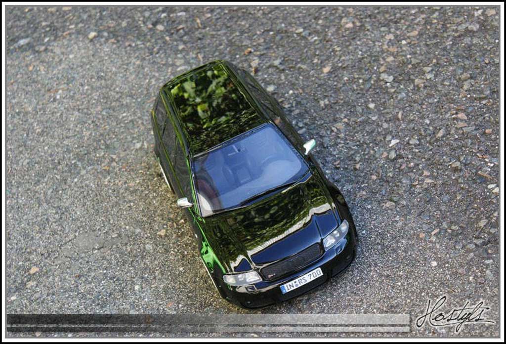 Audi RS4 avant B5 Black Edition By MRC 1/18 Ottomobile