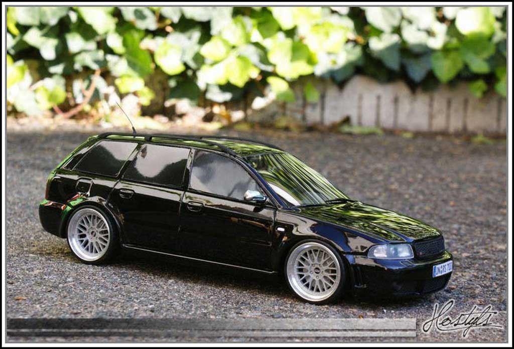 Audi RS4 avant B5 Black Edition By MRC 1/18 Ottomobile
