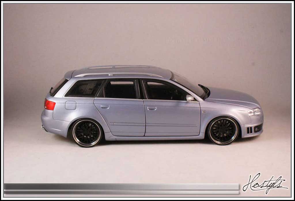 Audi RS4 1/18 Kyosho B7 on BBS diecast model cars