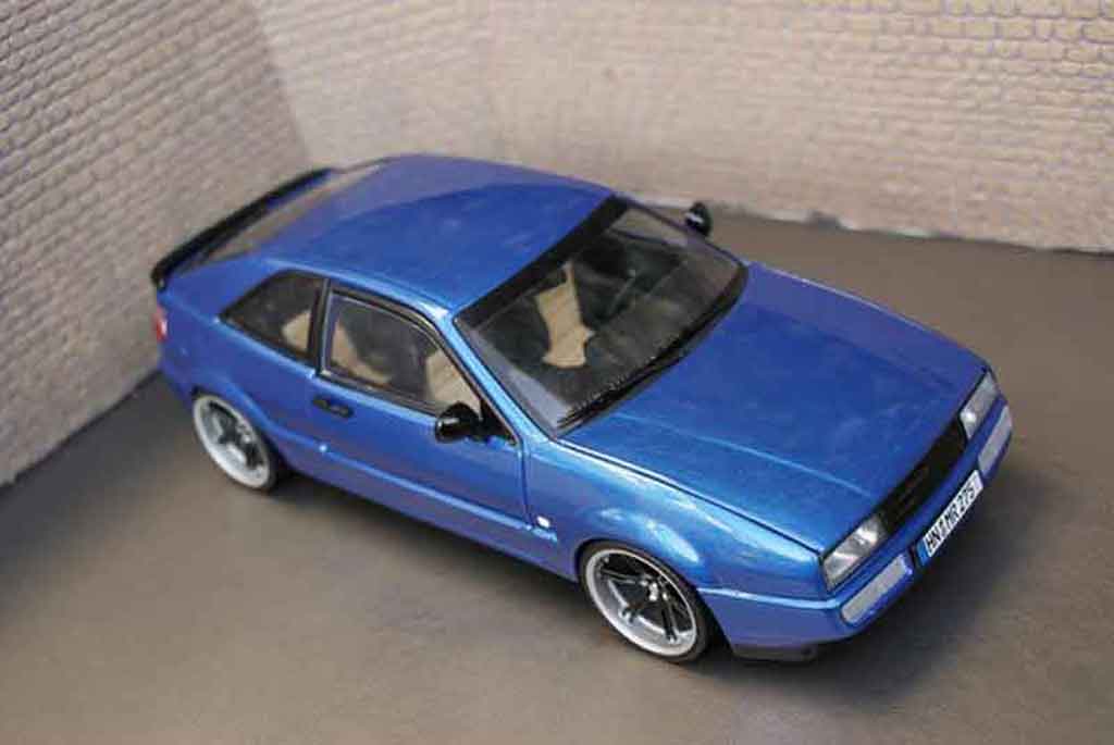 Volkswagen Corrado VR6 blue metallized 1/18 Revell