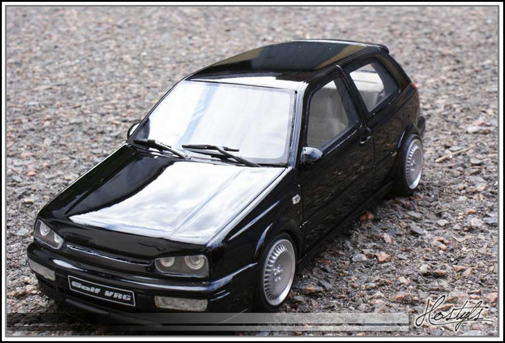 Volkswagen Golf III 1/18 Ottomobile III VR6 black jantes schmidt diecast model cars