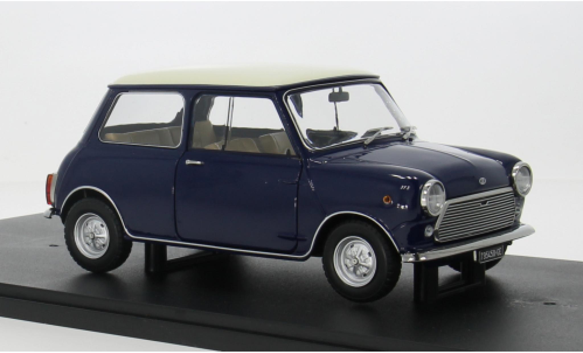 Mini Cooper 1/18 Mitica Bmw MkI blue/beige 1966 1:18 diecast model cars