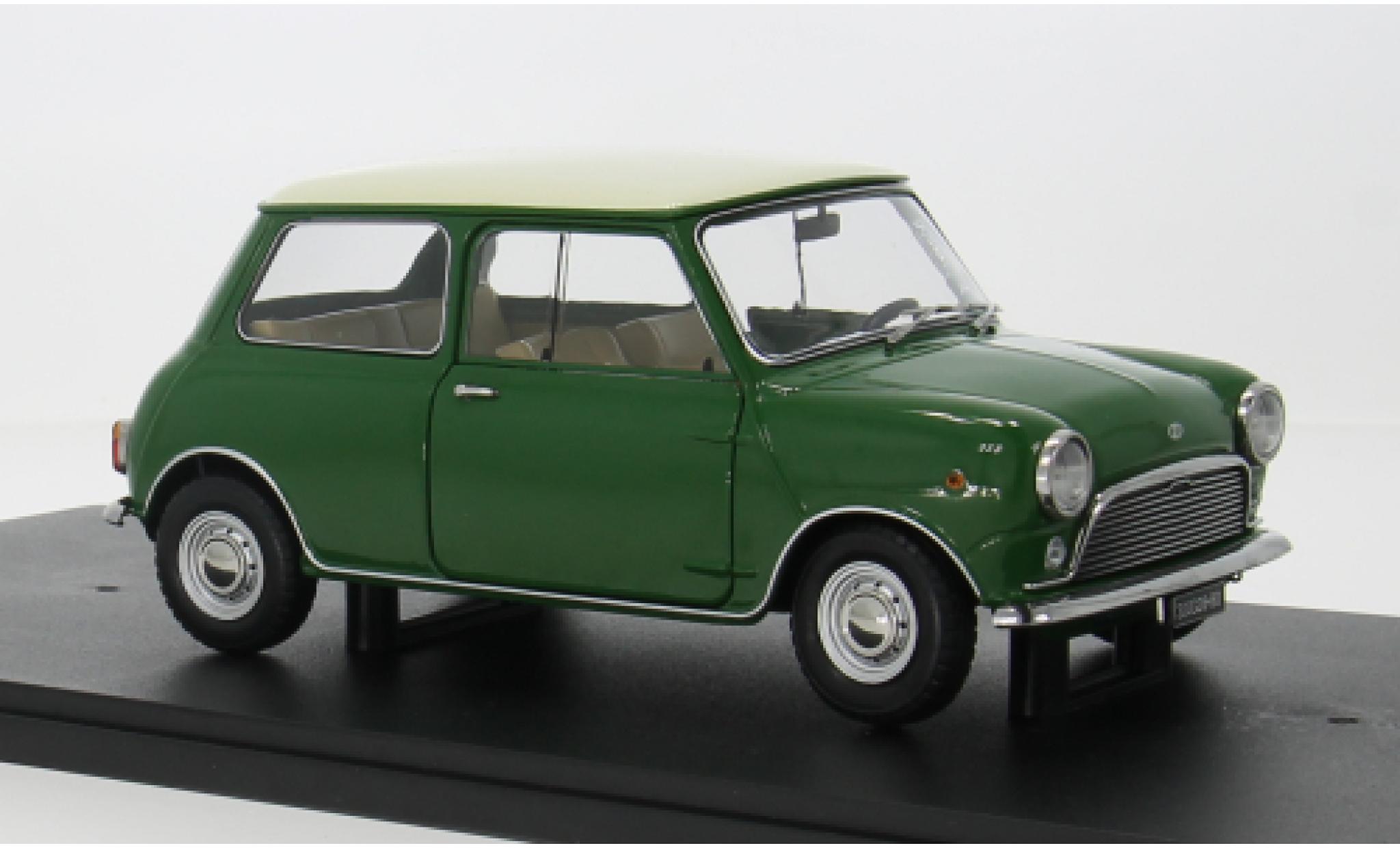 Mini Cooper 1/18 Mitica Bmw MkI green/beige 1966 1:18 diecast model cars
