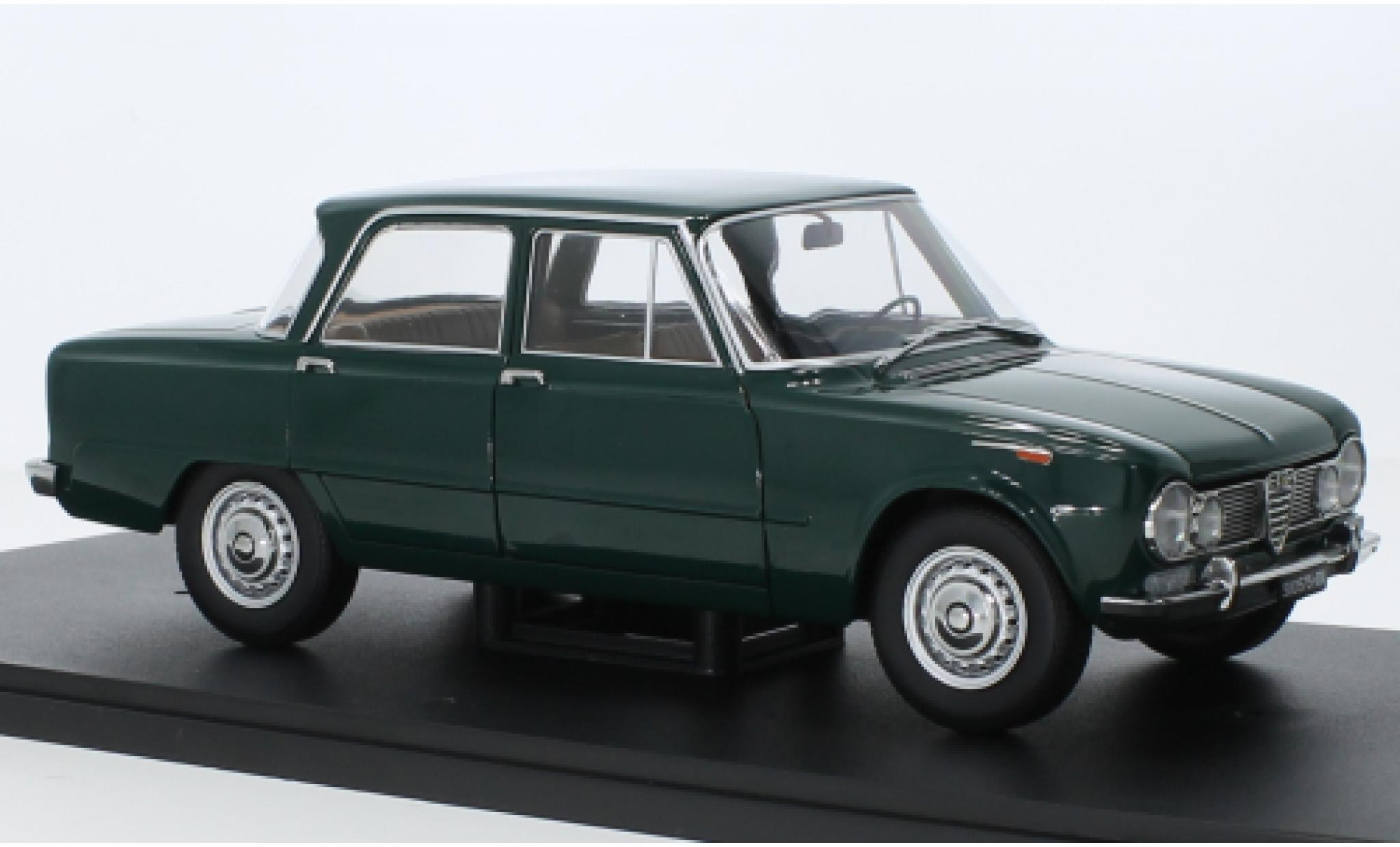 Alfa Romeo Giulia 1/18 Mitica 1.6 Ti green fonc&eacute; 1962 diecast model cars