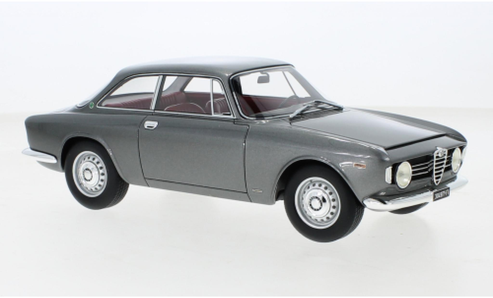 Alfa Romeo Giulia 1/18 Mitica Sprint GT 1600 Veloce metallise grey 1965 diecast model cars
