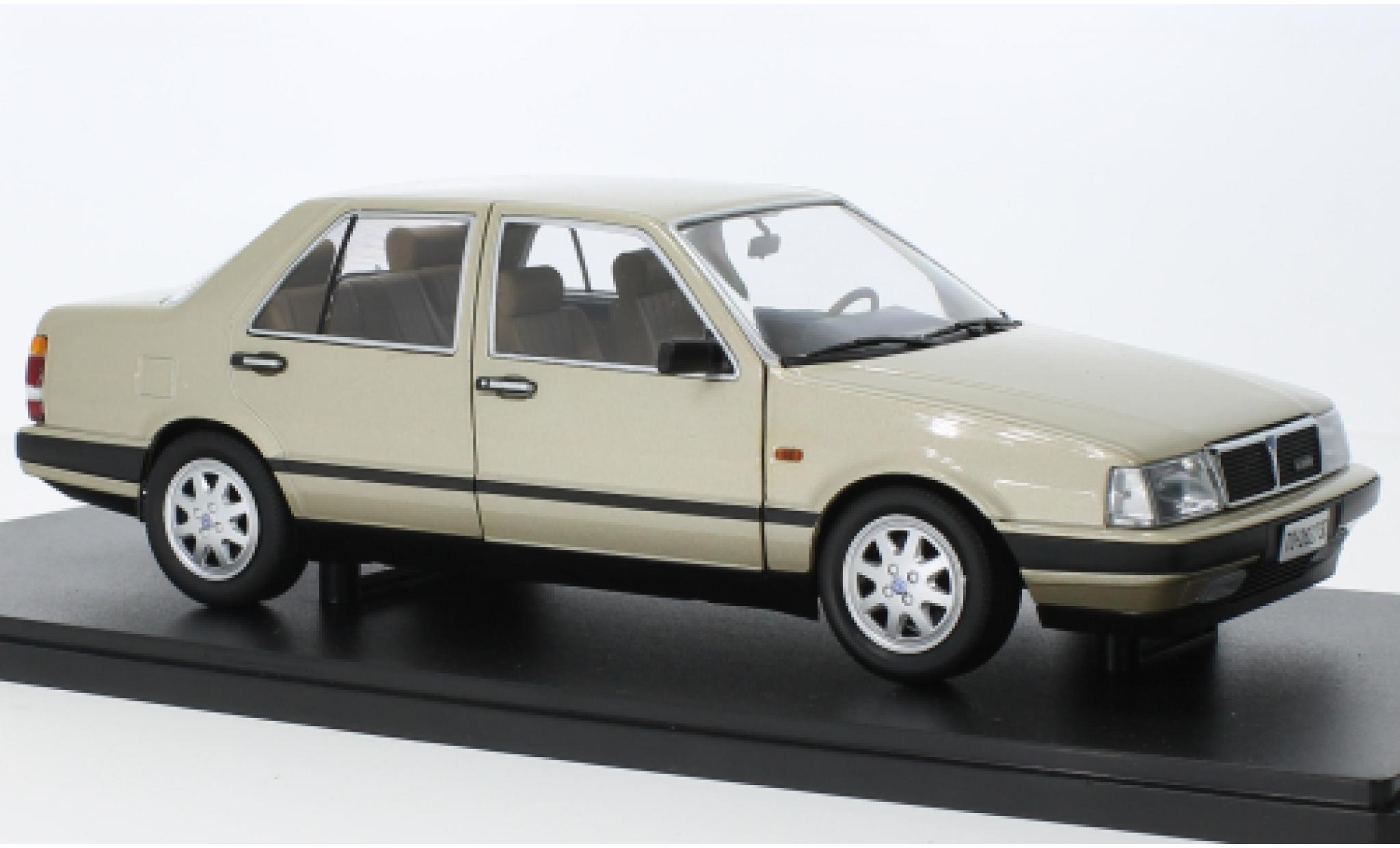 Lancia Thema 1/18 Mitica Turbo i.e. 1S metallise beige 1984 diecast model cars