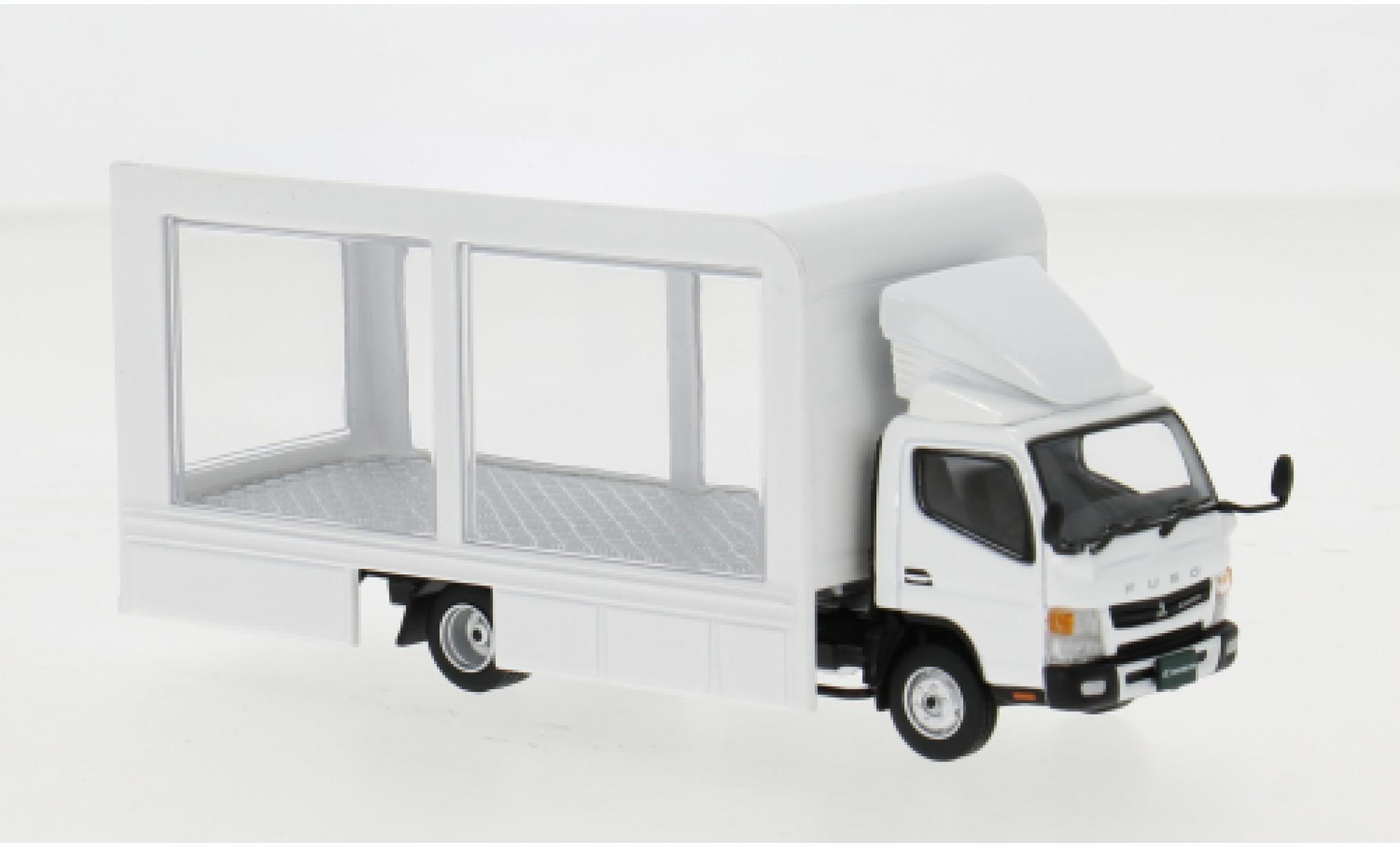 Mitsubishi Fuso 1/64 Tarmac Works Canter white 1:64 diecast model cars