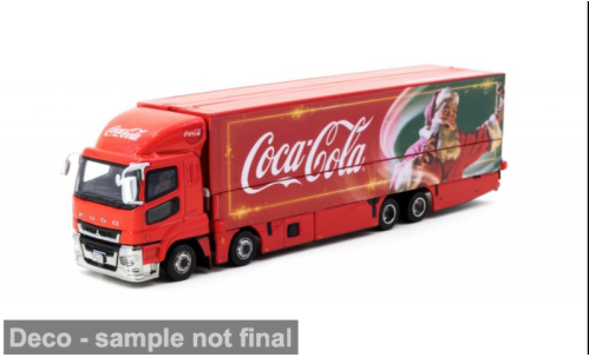 Mitsubishi Fuso 1/64 Tarmac Works Super Great Coca Cola Santa 1:64 diecast model cars