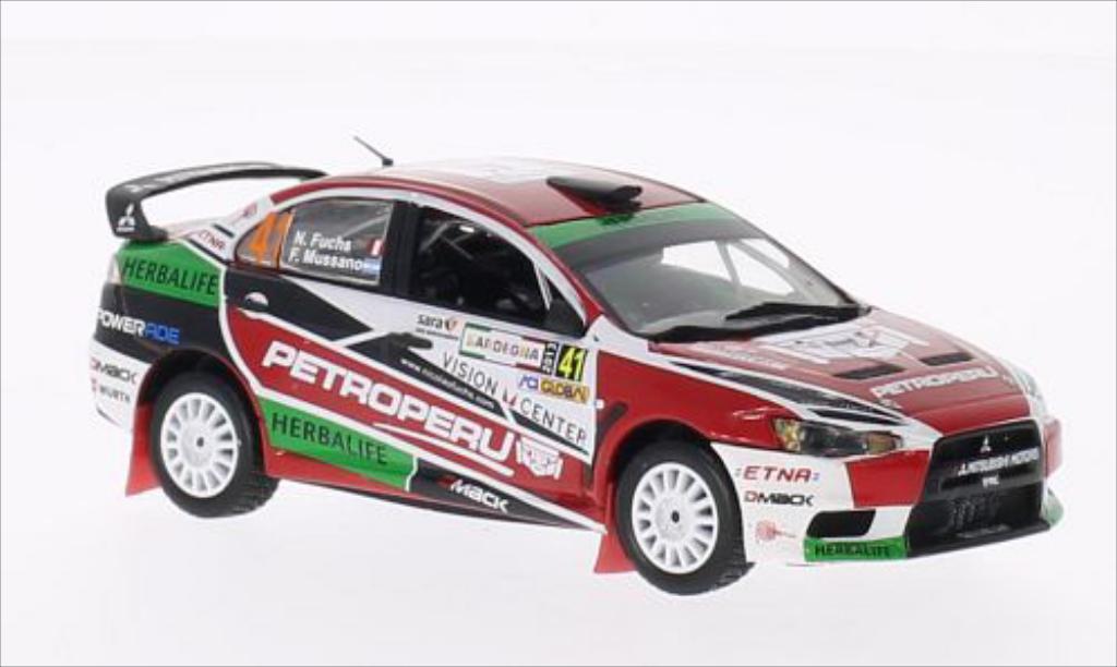 Mitsubishi Lancer 1/43 Vitesse Evo X Petroperu Rally Italia Sardegna No.41 2013 /F.Mussano diecast model cars