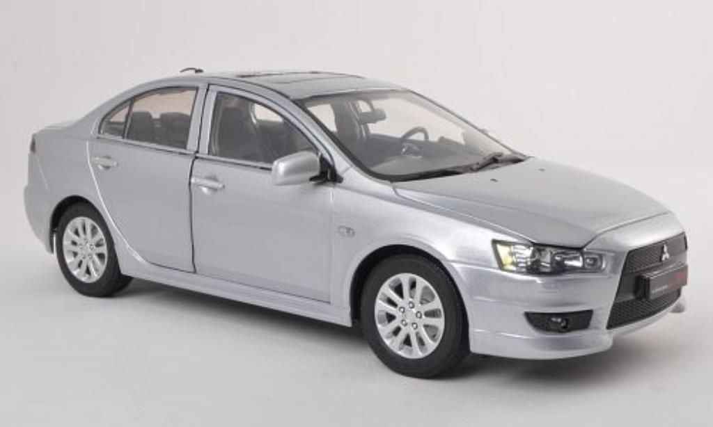 Mitsubishi Lancer 1/18 Paudi EX grey 2012 diecast model cars