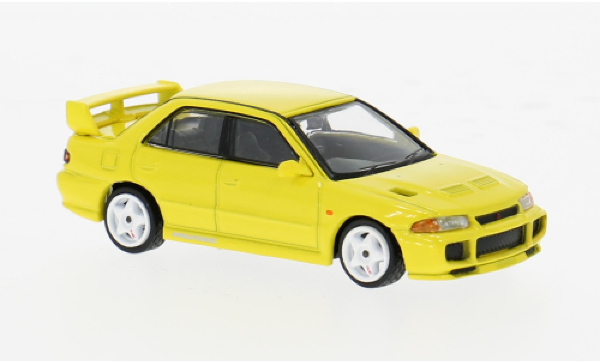 Mitsubishi Lancer 1/64 Tarmac Works GSR Evo yellow 1:64 diecast model cars