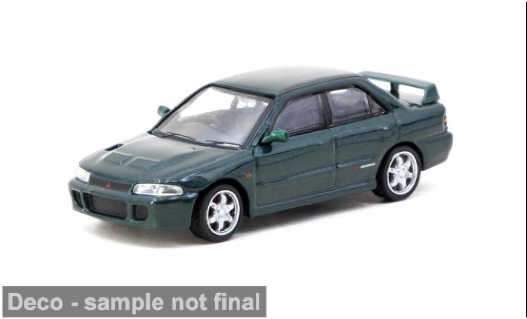 Mitsubishi Lancer 1/64 Tarmac Works GSR Evolution green 1:64 diecast model cars