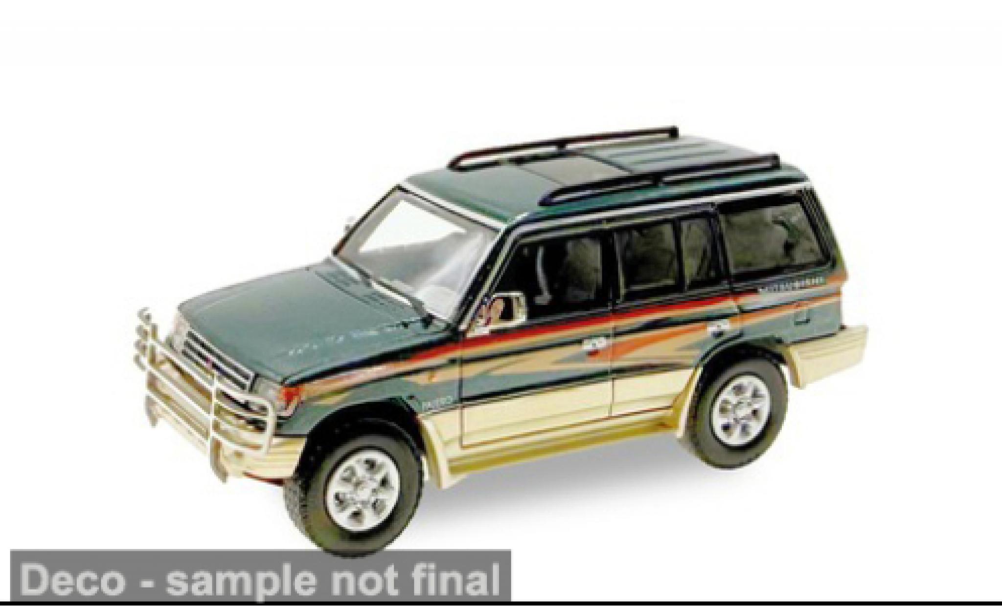 Mitsubishi Pajero 1/87 Micro City 87 green/Dekor 1:87 diecast model cars