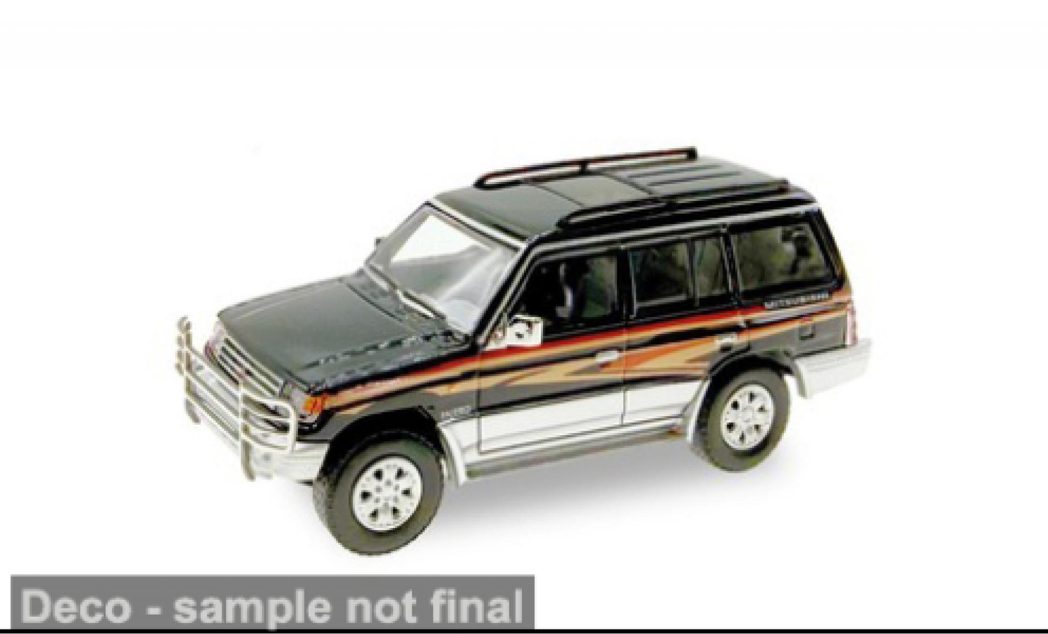 Mitsubishi Pajero 1/87 Micro City 87 black/Dekor 1:87 diecast model cars