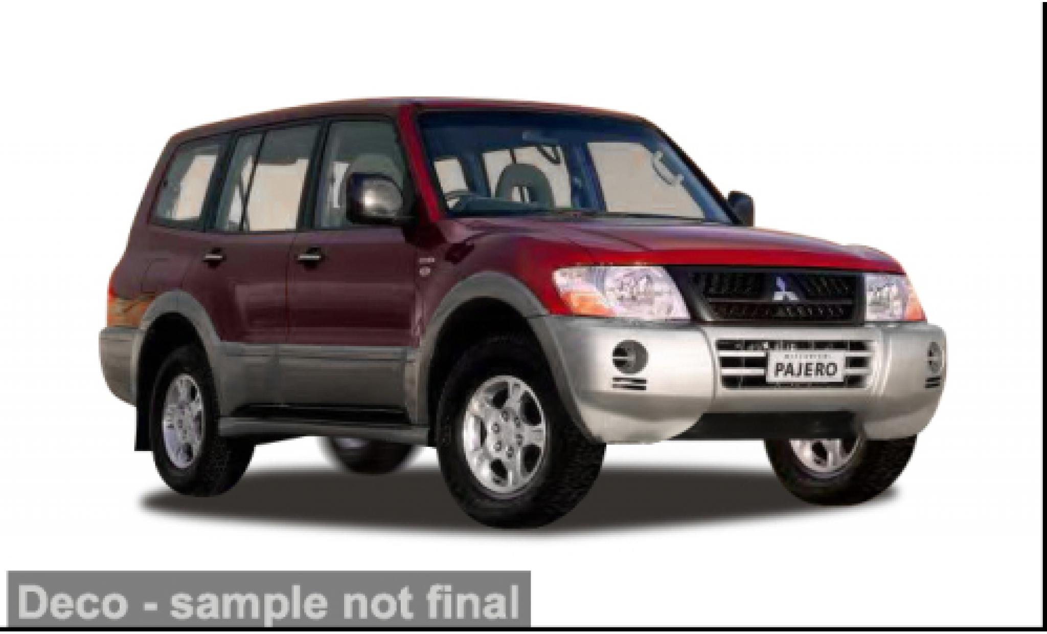 Mitsubishi Pajero 1/18 Sun Star V73 red 1:18 diecast model cars