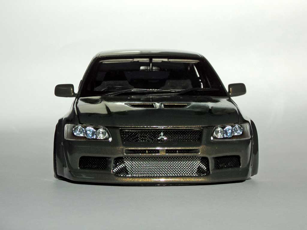 Mitsubishi Lancer Evolution VII 1/18 Autoart Evolution VII kit carrosserie peinture dragons diecast model cars