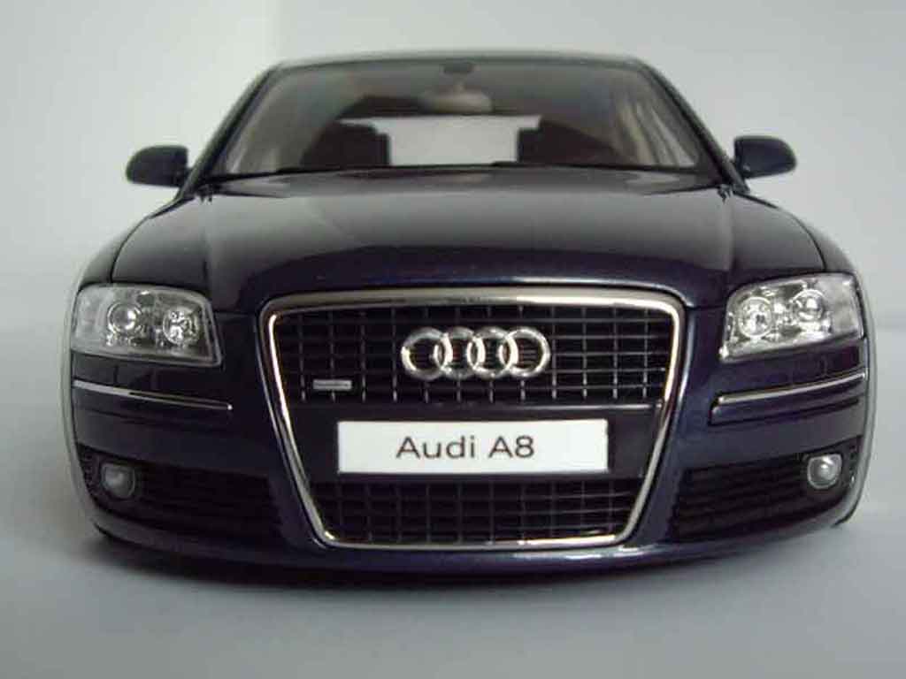 Audi A8 4.2 TDI 1/18 Norev 4.2 TDI blue fonce jantes bords larges diecast model cars