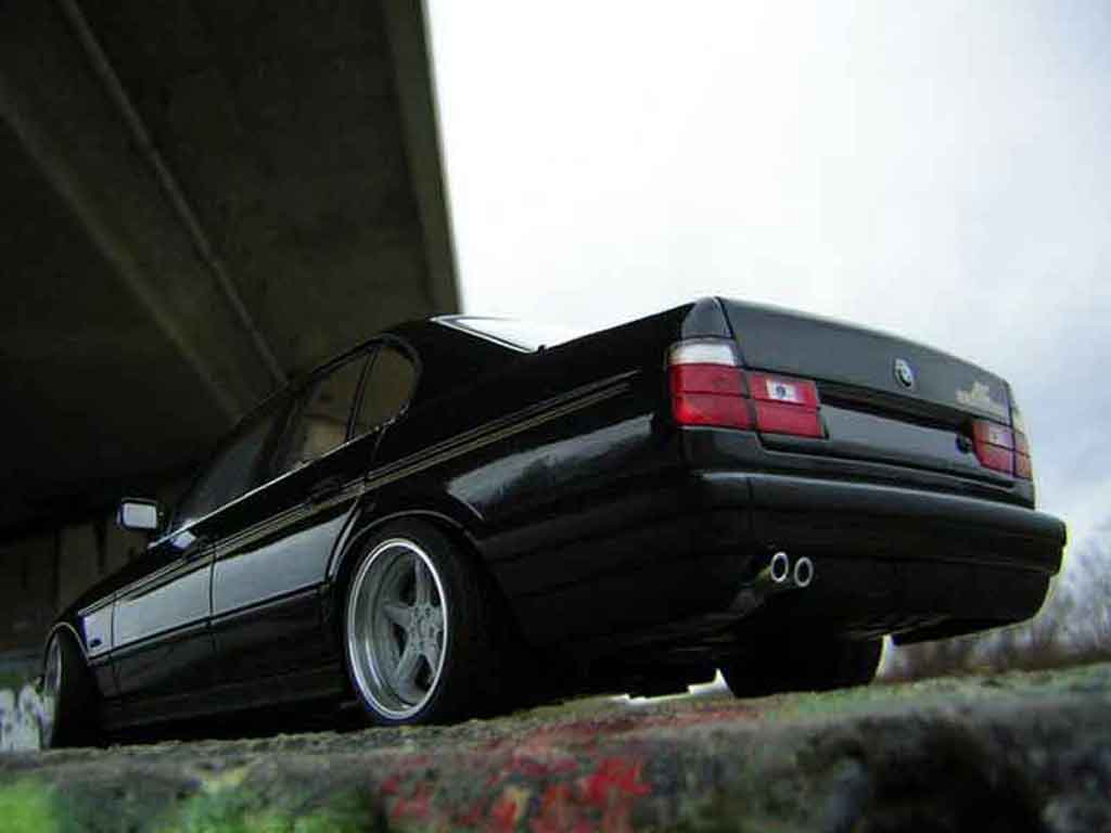 Bmw 535 tuning 1988 i black jantes ac schnitzer 1/18 Minichamps