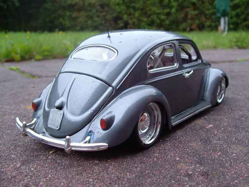 Volkswagen Kafer Base coxinelle grey jantes toles 1/18 Burago