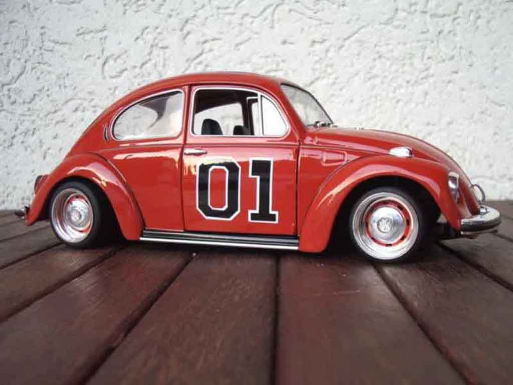 Volkswagen Kafer Base coccinelle red 1/18 Burago