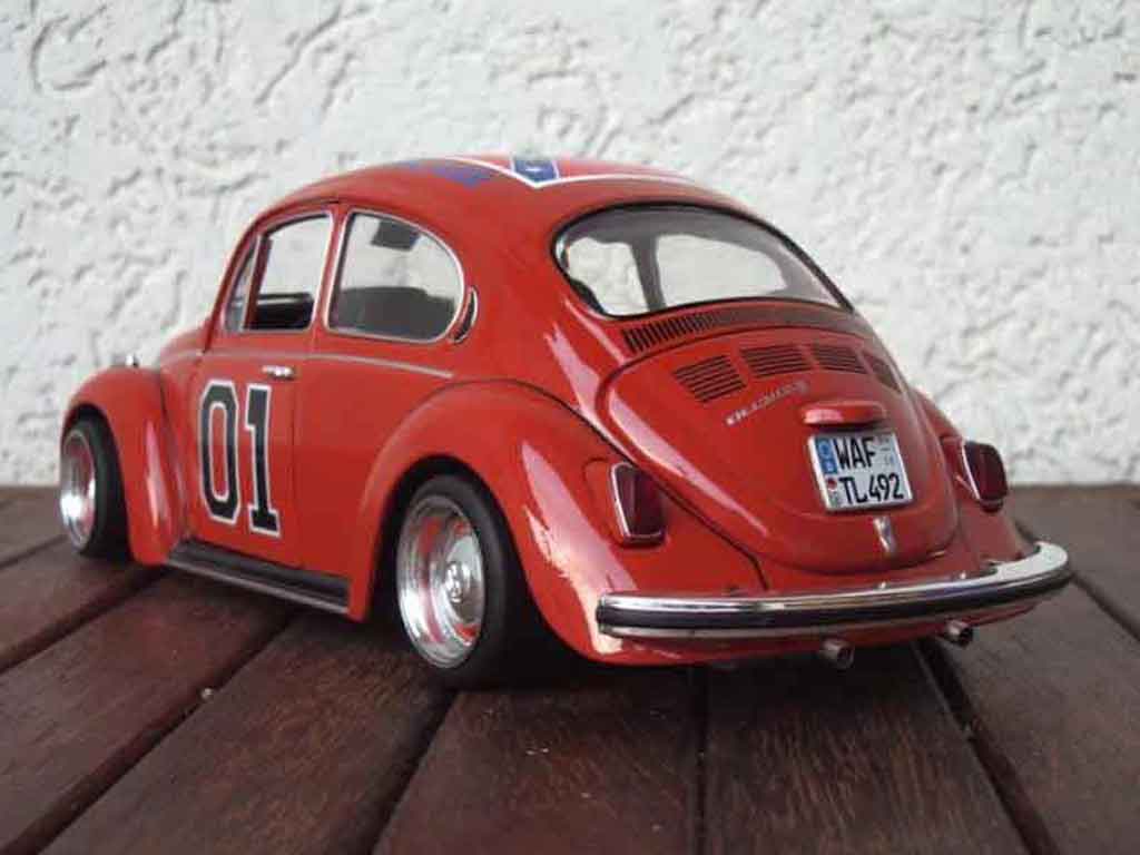 Volkswagen Kafer Base coccinelle red 1/18 Burago