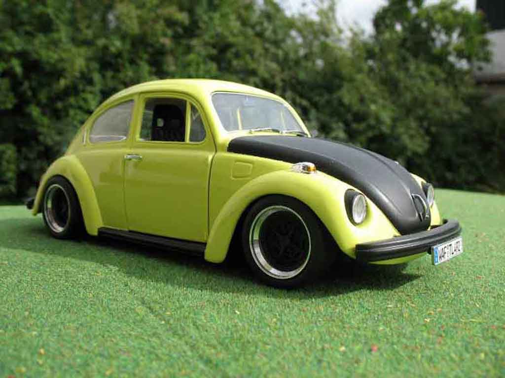 Volkswagen Kafer 1/18 Burago coxinelle racer diecast model cars