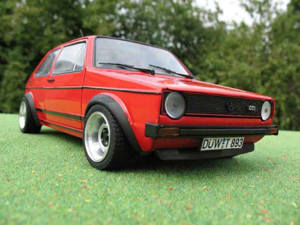 Volkswagen Golf 1 GTI 1/18 Solido jantes ATS 1 GTI 13 pouces red diecast model cars