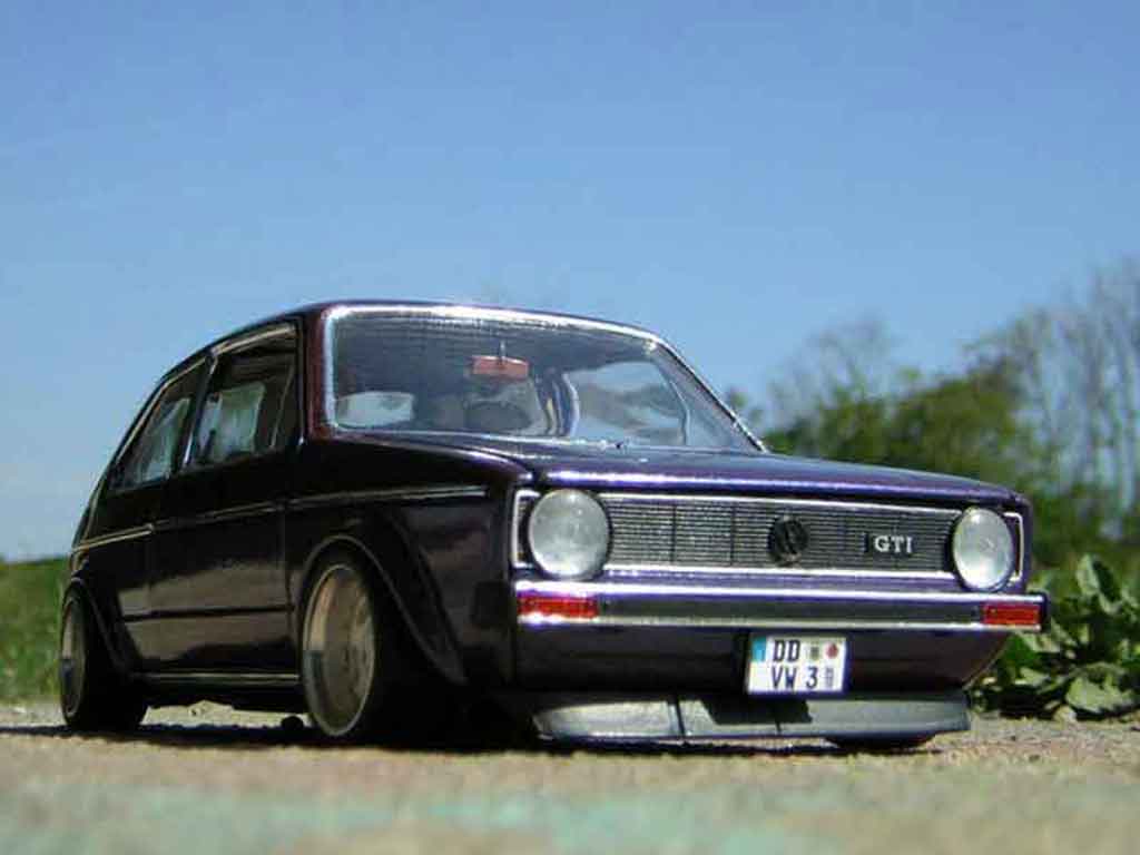 Volkswagen Golf 1 GTI 1/18 Solido jantes Tramont 1 GTI german look diecast model cars