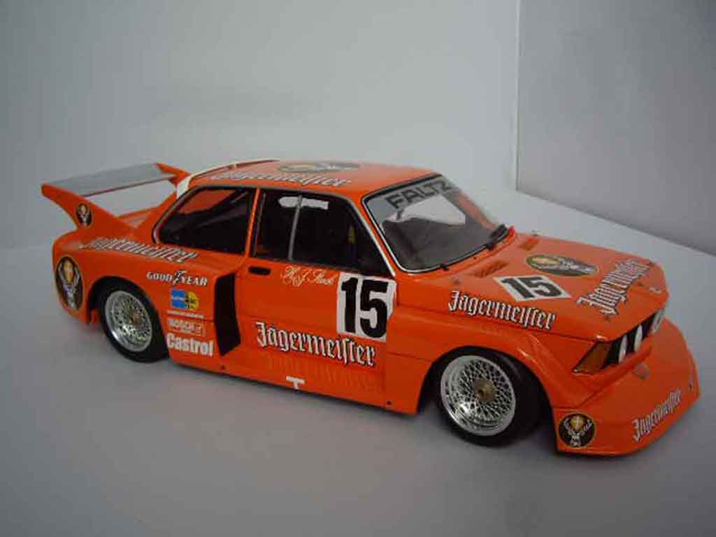 Bmw 320 course E21 i jagermeister faltz alpina hans joachim piece 1977 1/18 Minichamps