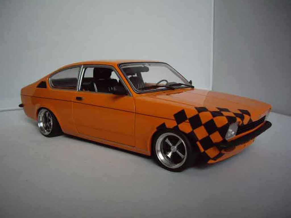 Opel Kadett C coupe sr 1976 orange 1/18 Minichamps