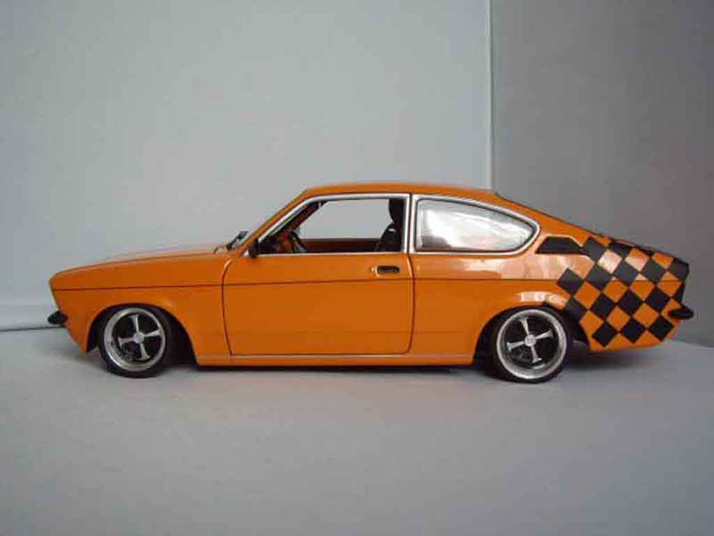 Opel Kadett C coupe sr 1976 orange 1/18 Minichamps