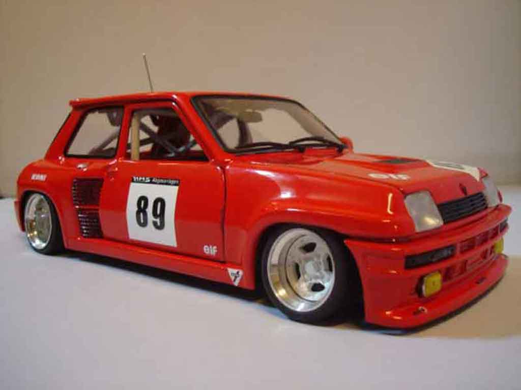Renault 5 Turbo 1/18 Universal Hobbies Turbo 2 red rallye diecast model cars