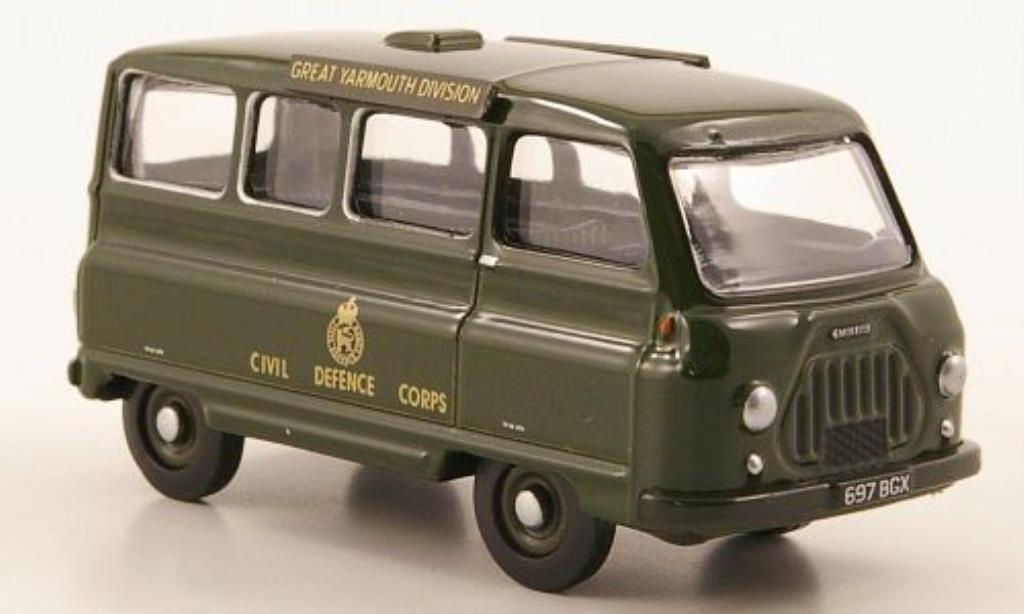 Morris J2 1/76 Oxford Minibus Civil Defence diecast model cars
