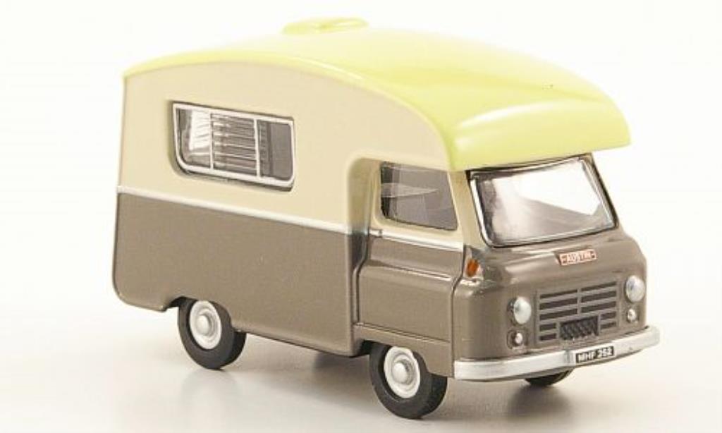 Morris J2 1/76 Oxford Paralanian brown/creme diecast model cars