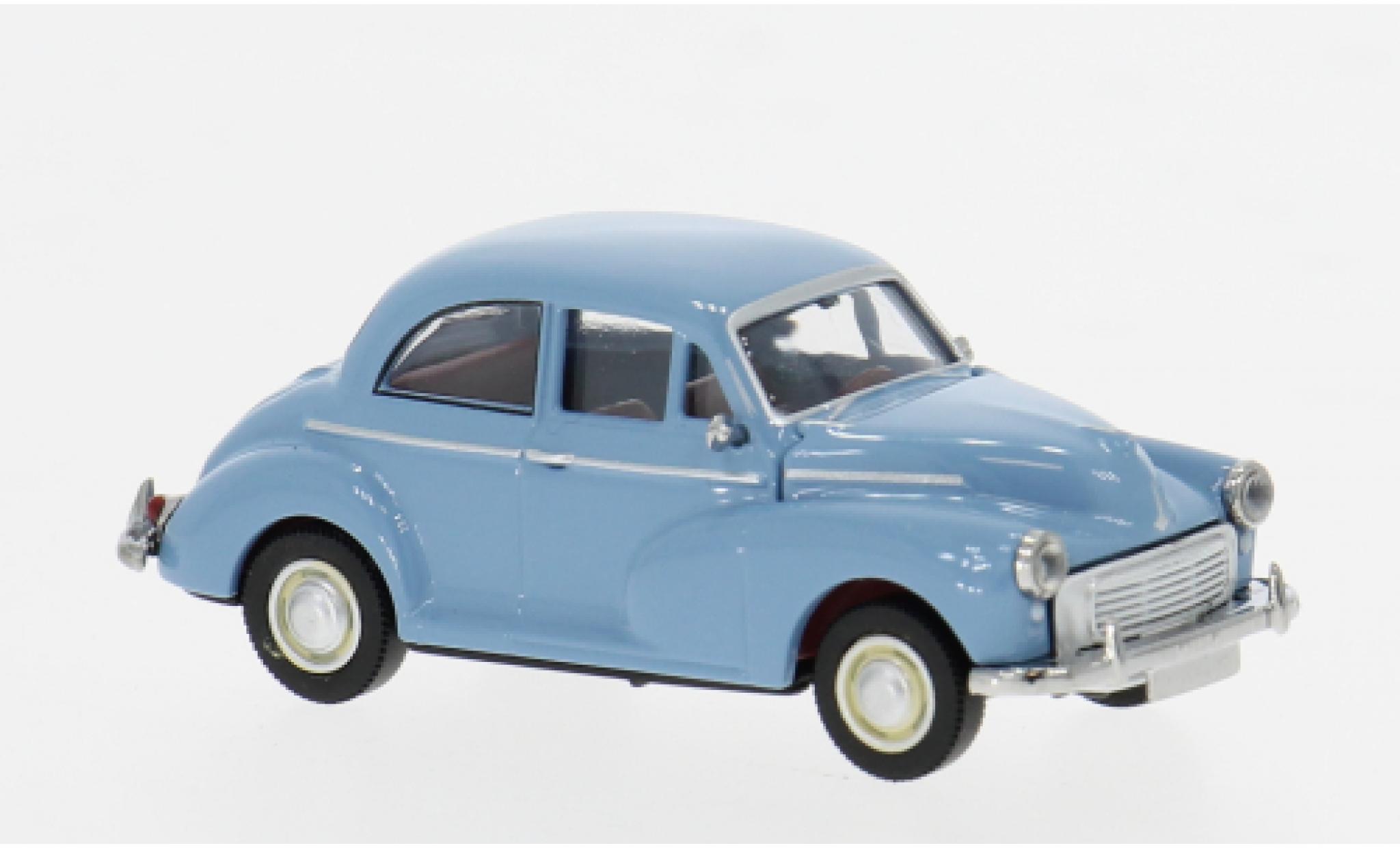 Morris Minor 1/87 Brekina 1000 blue 1956 1:87 diecast model cars